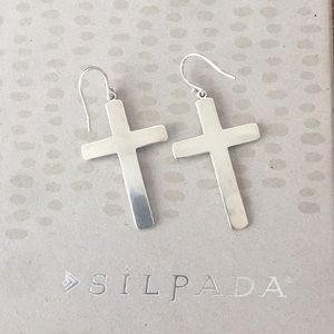 Silpada Jewelry - Silpada Sterling Silver Cross “Ideal” Earrings Silpada Jewelry - Silpada Sterling Silver Cross “Ideal” Earrings